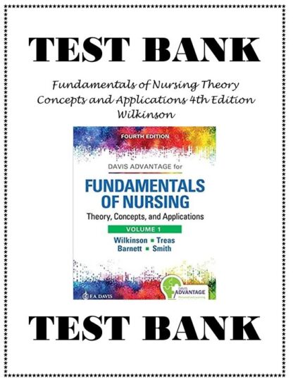 Fundamentals-of-Nursing-Theory-Concepts-and-Applications-4th-Edition-Wilkinson-Test-Bank